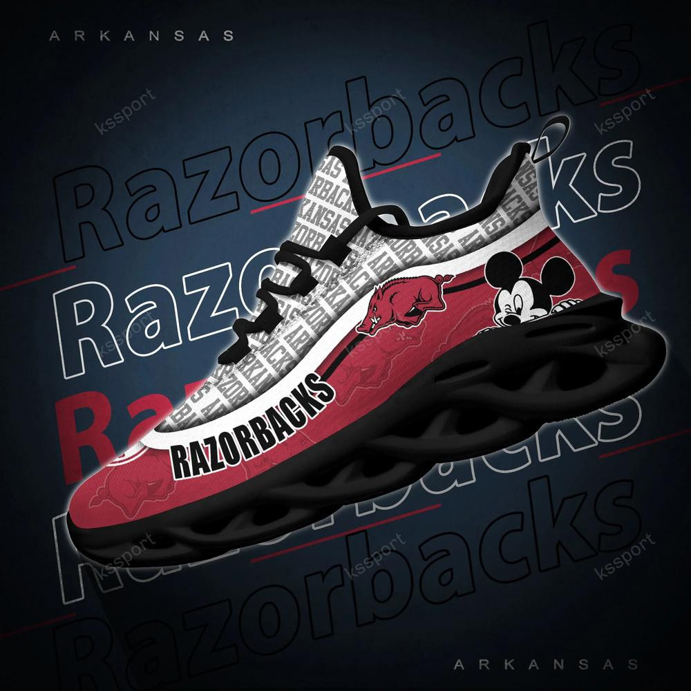 Arkansas Razorbacks  Max Soul Clunky Sneakers