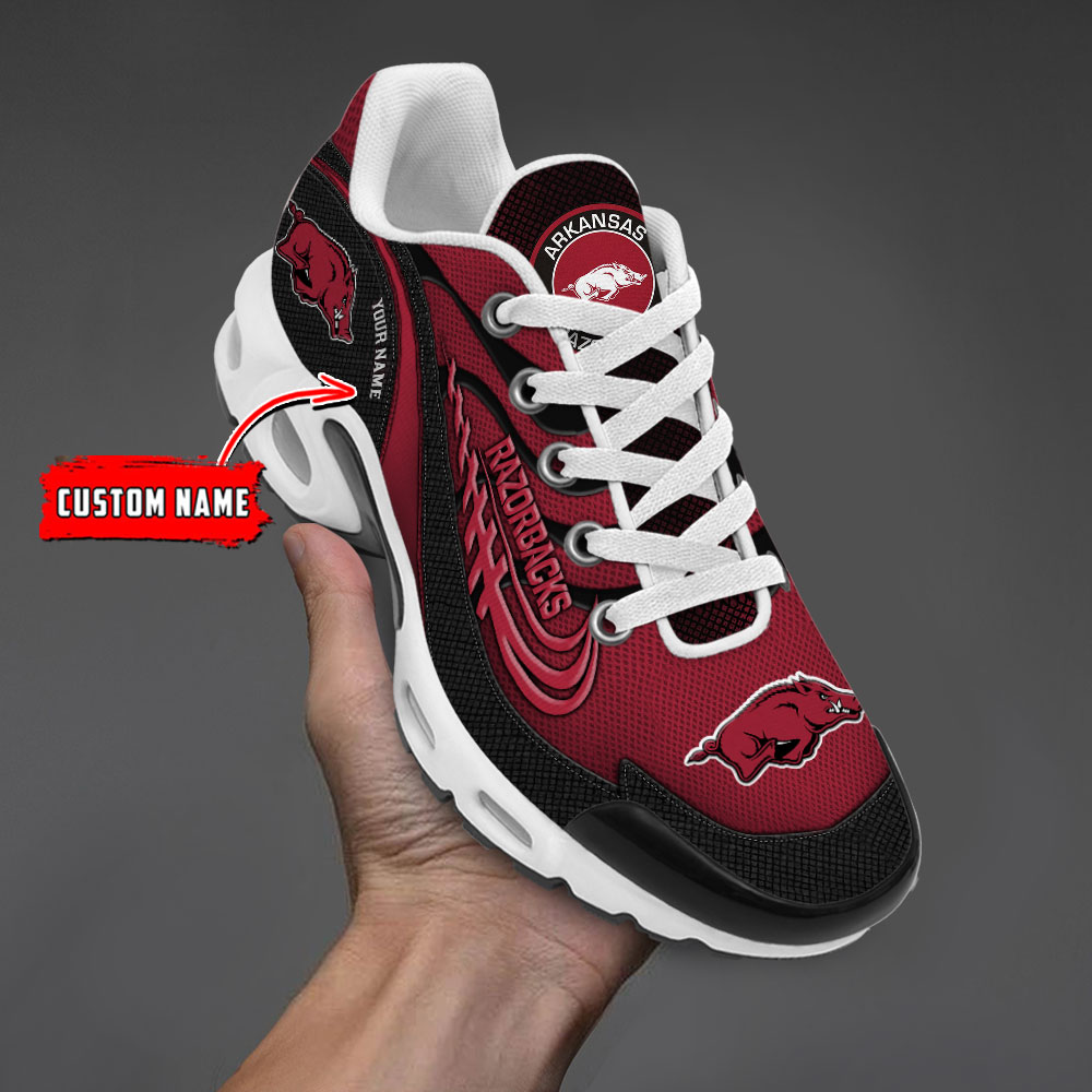 Arkansas Razorbacks Personalized Name Air Cushion Sports Shoes Sneaker KLTNS220541