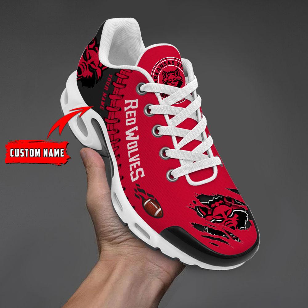 Arkansas State Red Wolves Personalized Name Air Cushion Sports Shoes Sneaker KLTNS220569