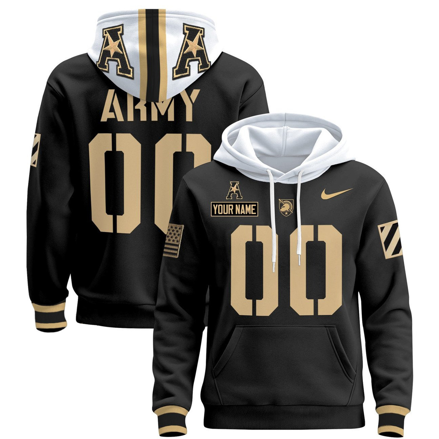 Army Black Knights Football Hoodie