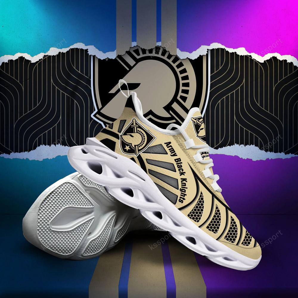 Army Black Knights Max Soul Clunky, Black And White Running Shoes