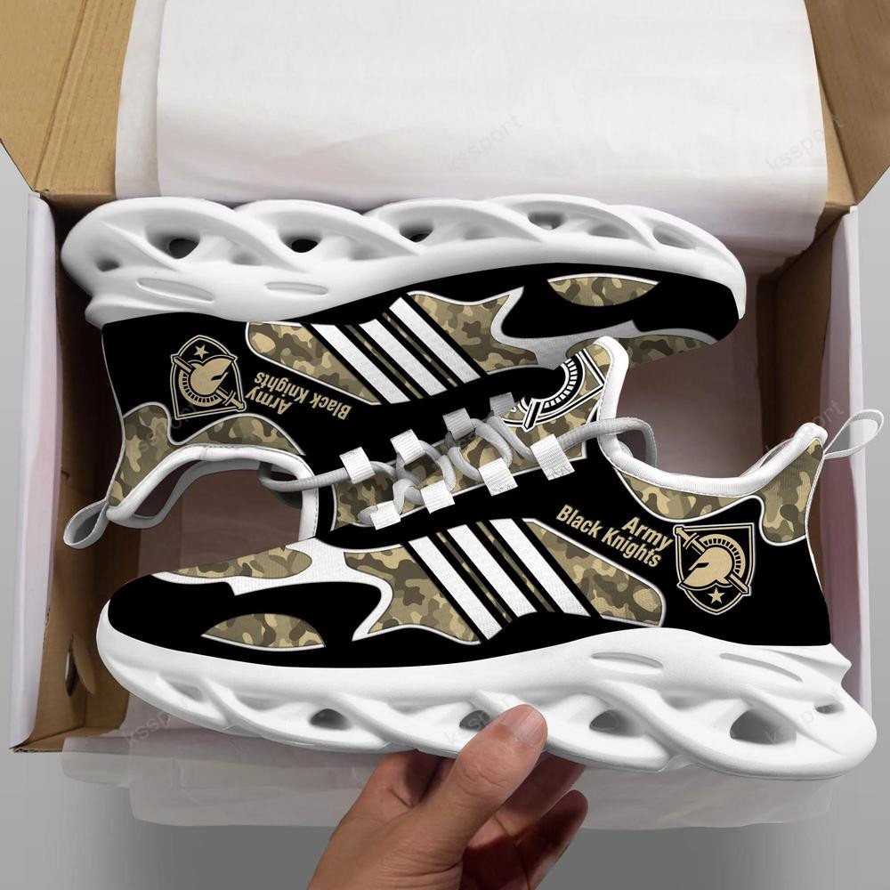 Army Black Knights Max Soul Clunky, Camo Running Sneakers For Fan Ever