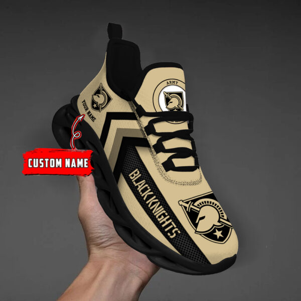 Army Black Knights Personalized Custom Name Max Soul Shoes DS003
