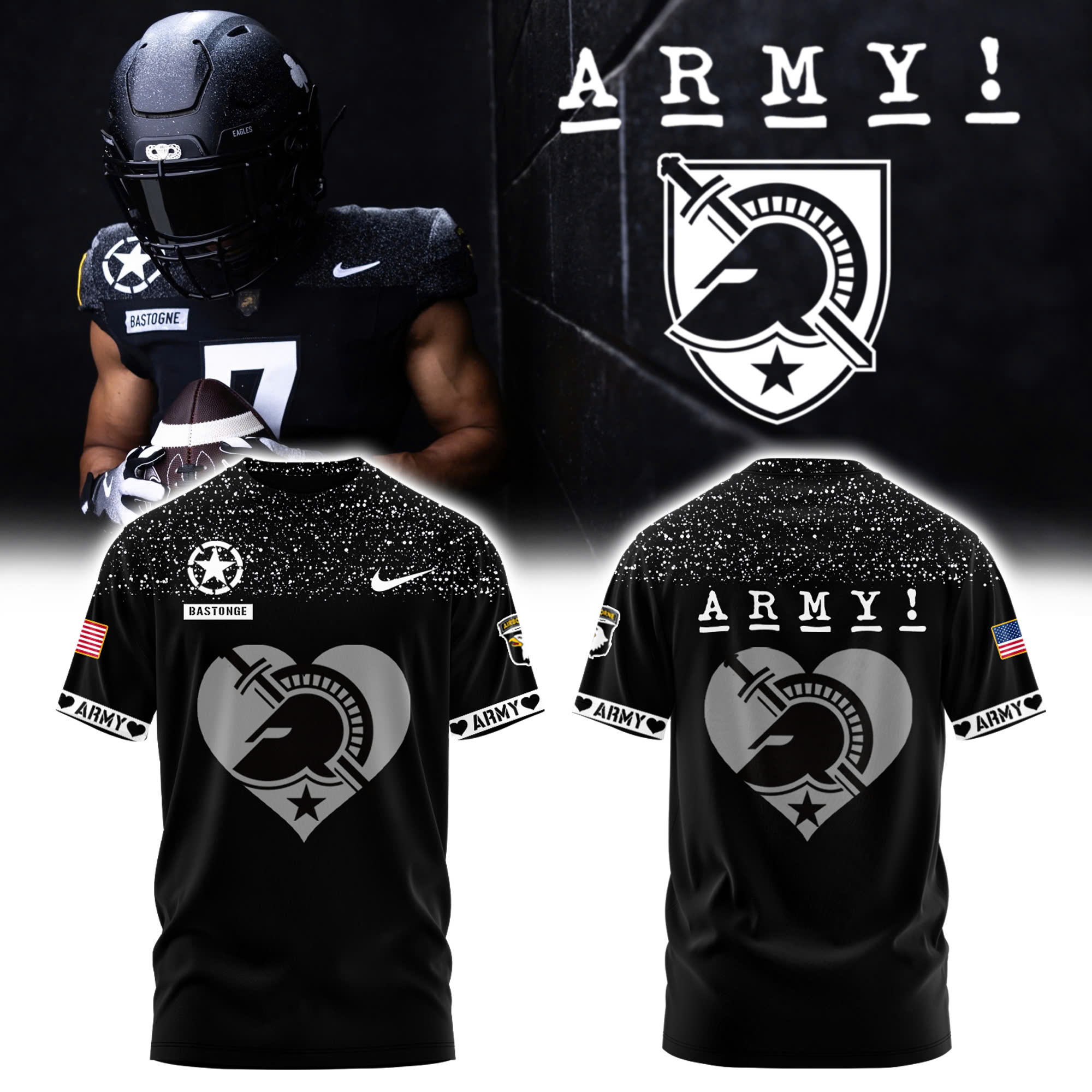 Army Football 1St Airborne’s Rendezvous Club Fleece Edition Hoodie