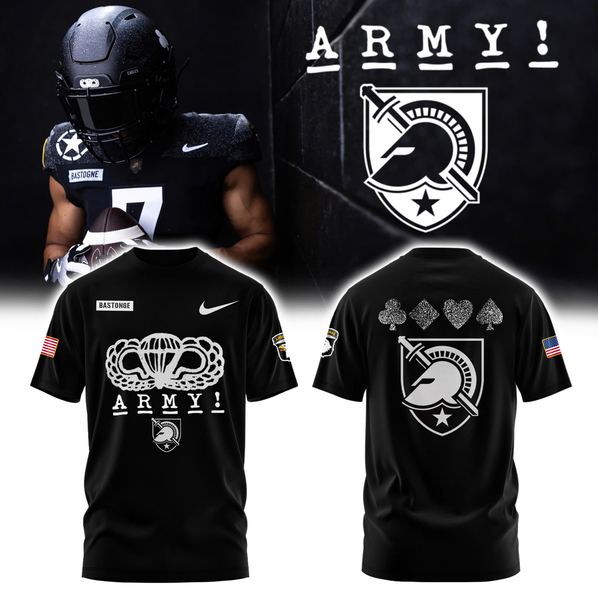 Army Football 1St Airborne’s Rendezvous Club Fleece Edition Hoodie