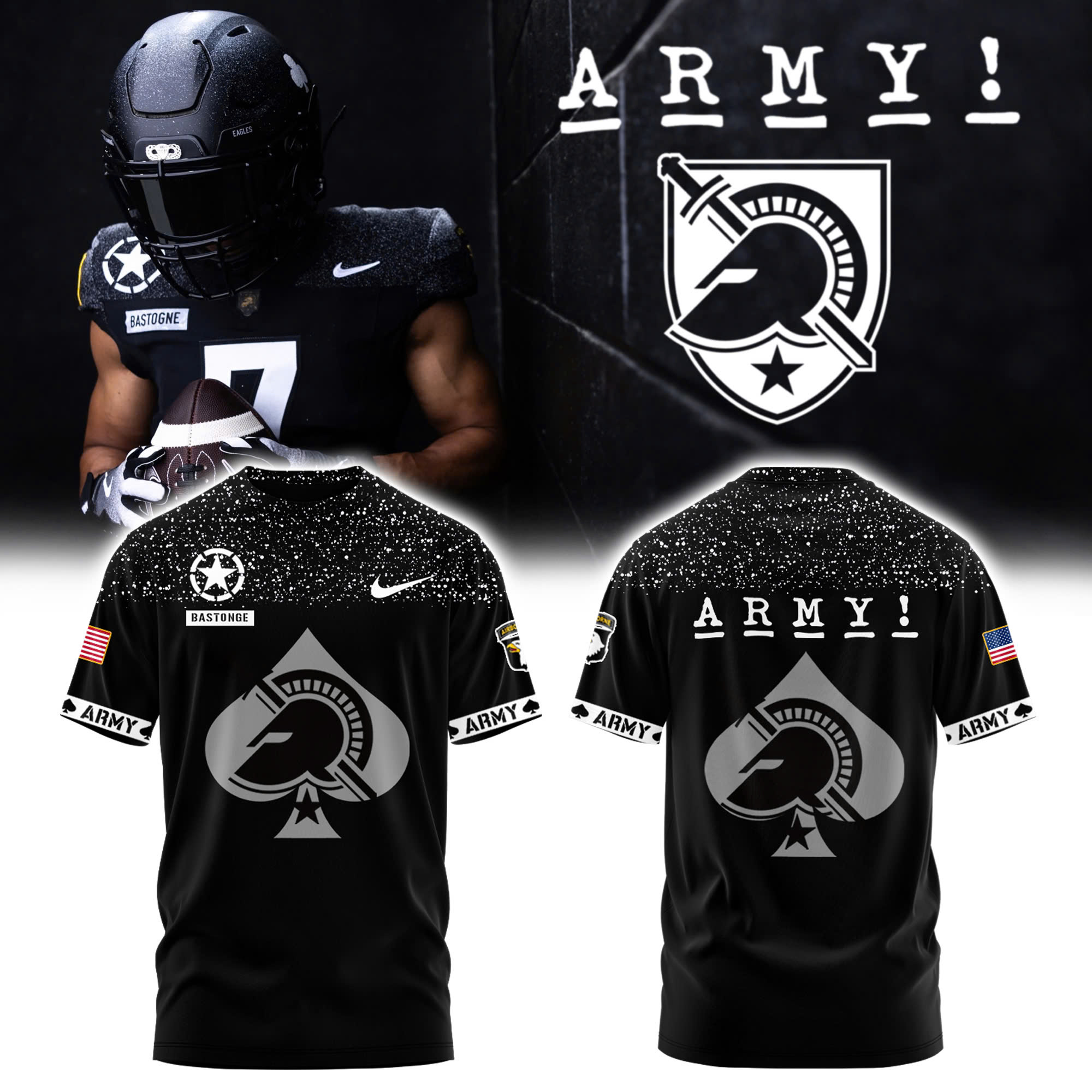 Army Football 1St Airborne’s Rendezvous Club Fleece Edition Hoodie