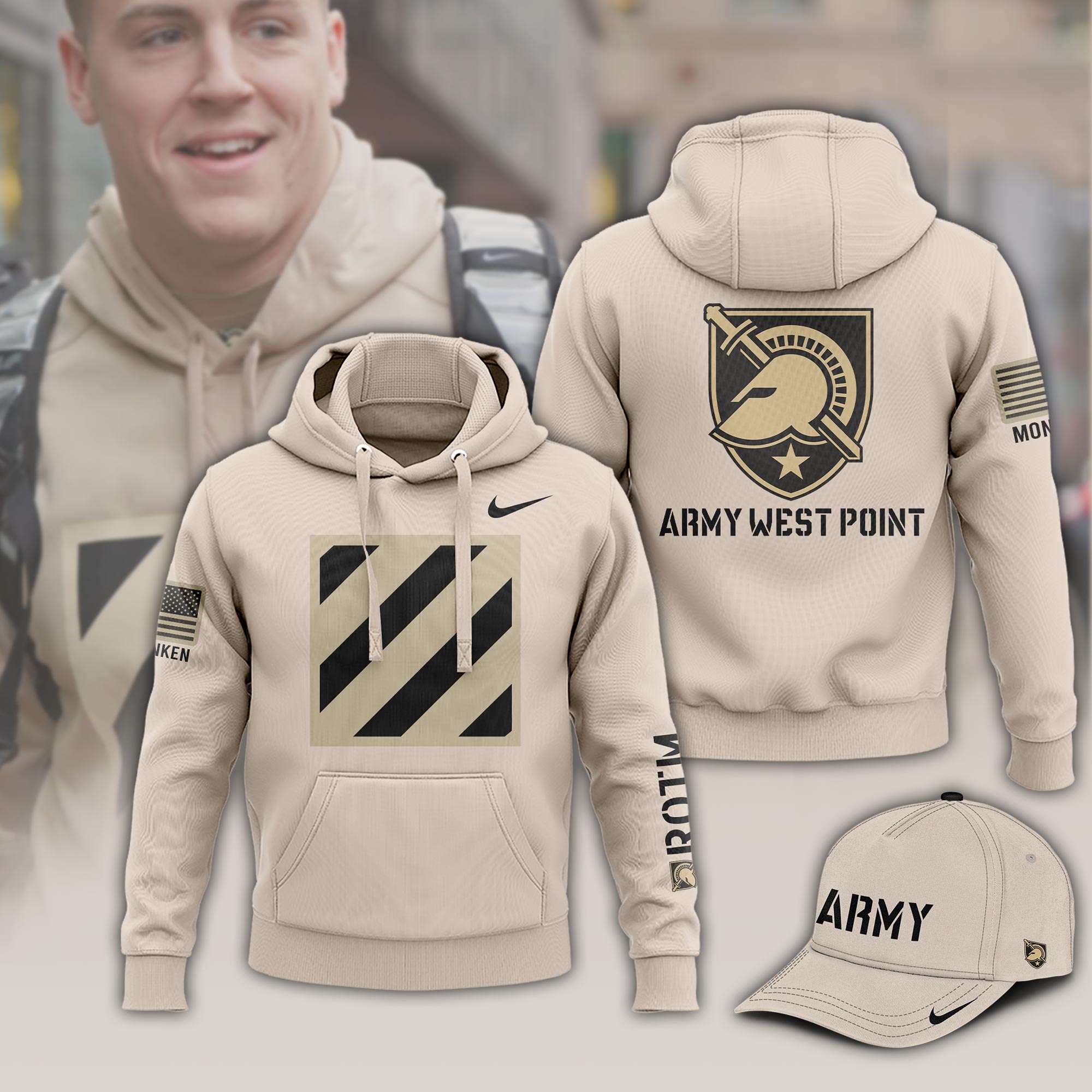 Army Football Hoodie   MD
