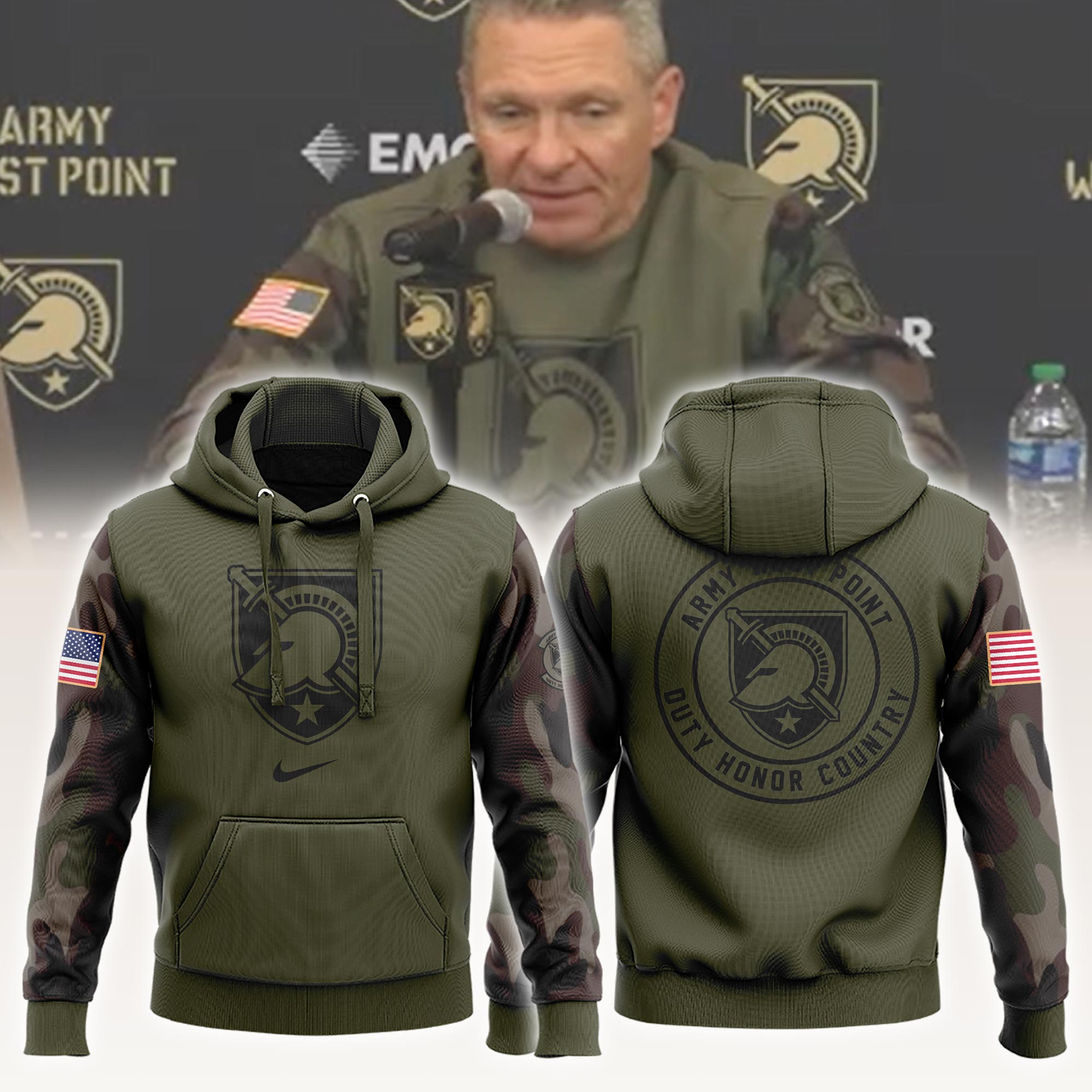 Army Football Hoodie   MD