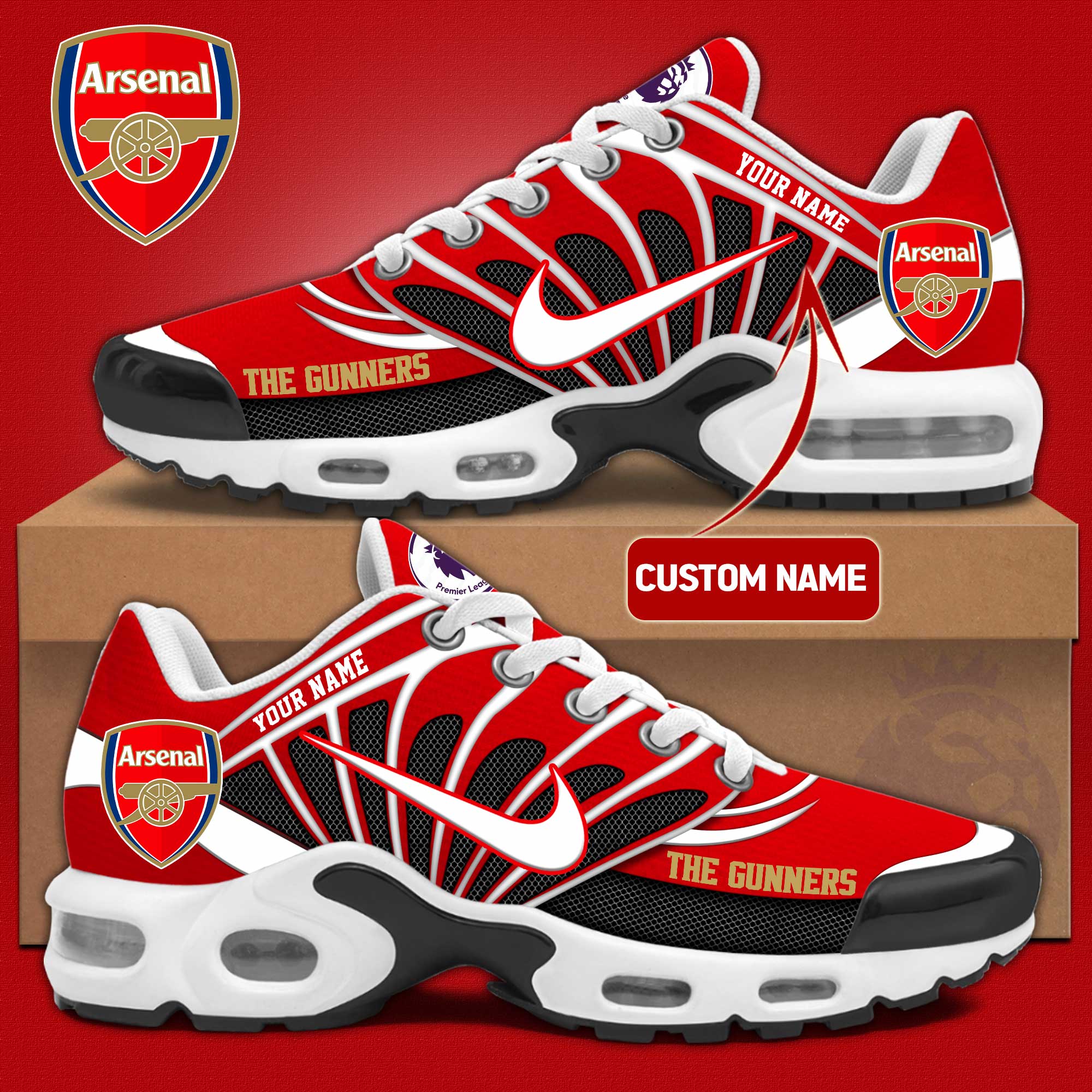 Arsenal Personalized Shoes   #3