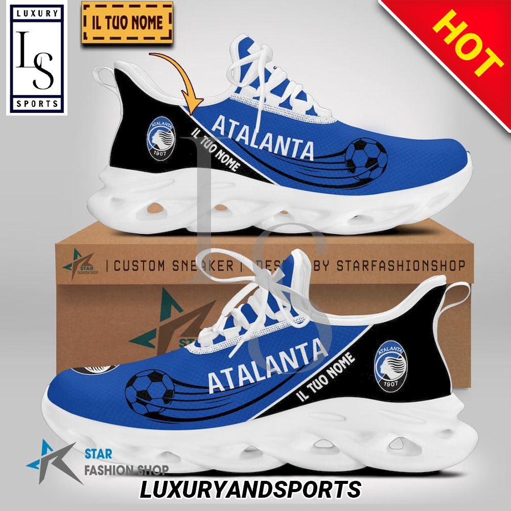 Atalanta Bergamasca Calcio Serie A Custom Name Max Soul Shoes