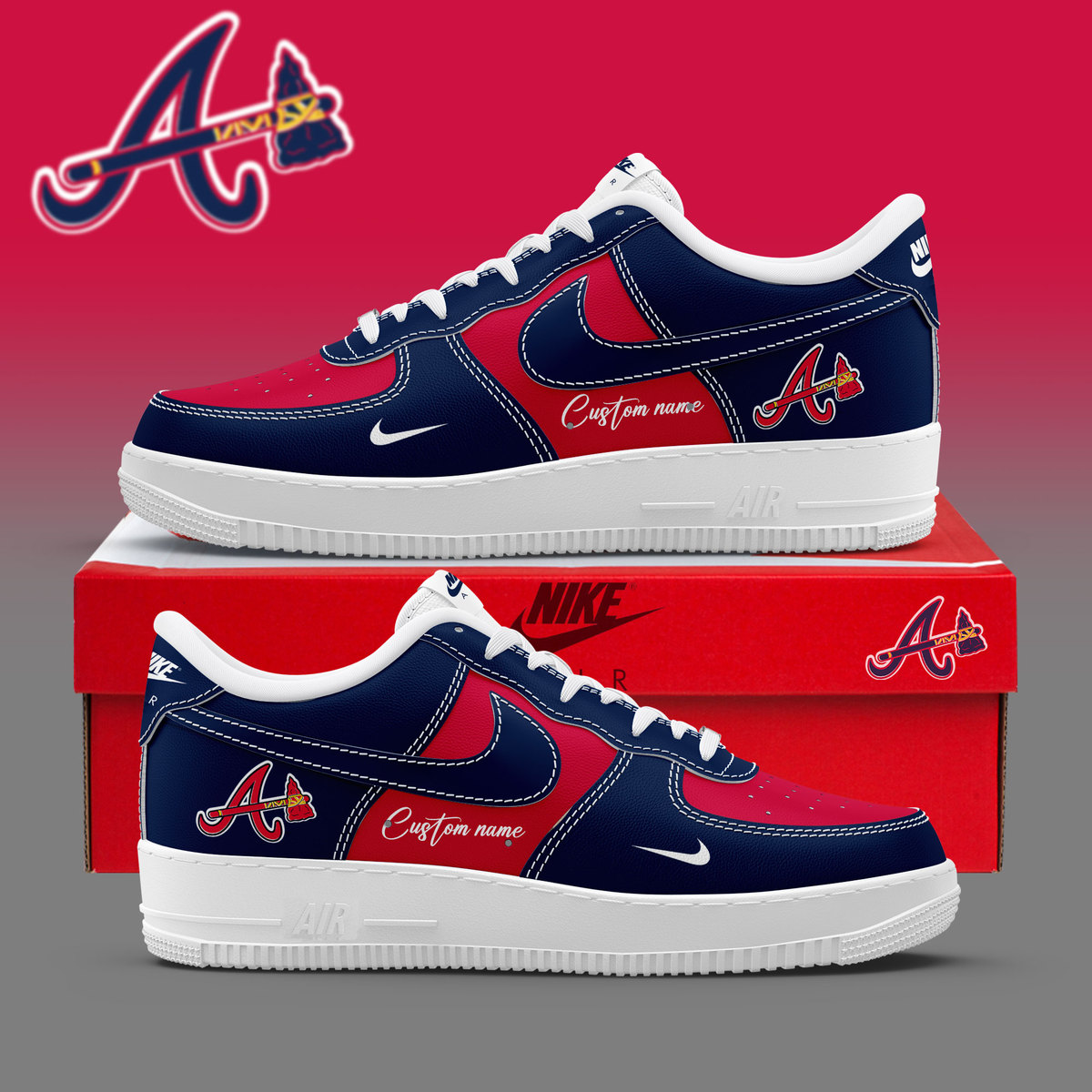 Atlanta Braves Sneakers Sneakers-SP03042408ID10DS10