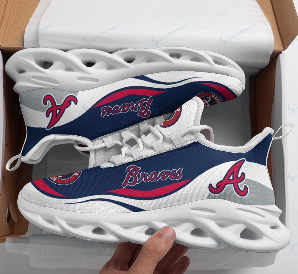 Atlanta Braves YZ Running Sneakers