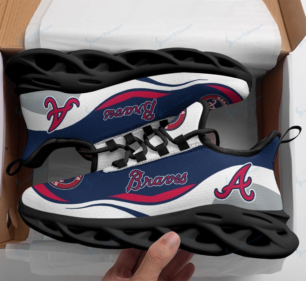 Atlanta Braves YZ Running Sneakers