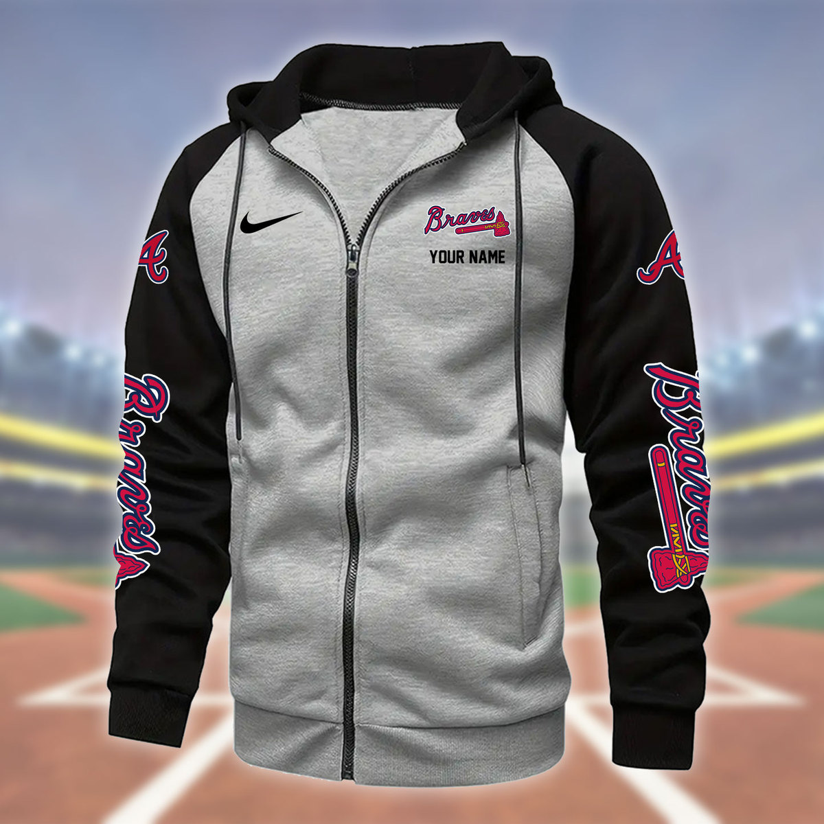 Atlanta BravesZipper Hoodie