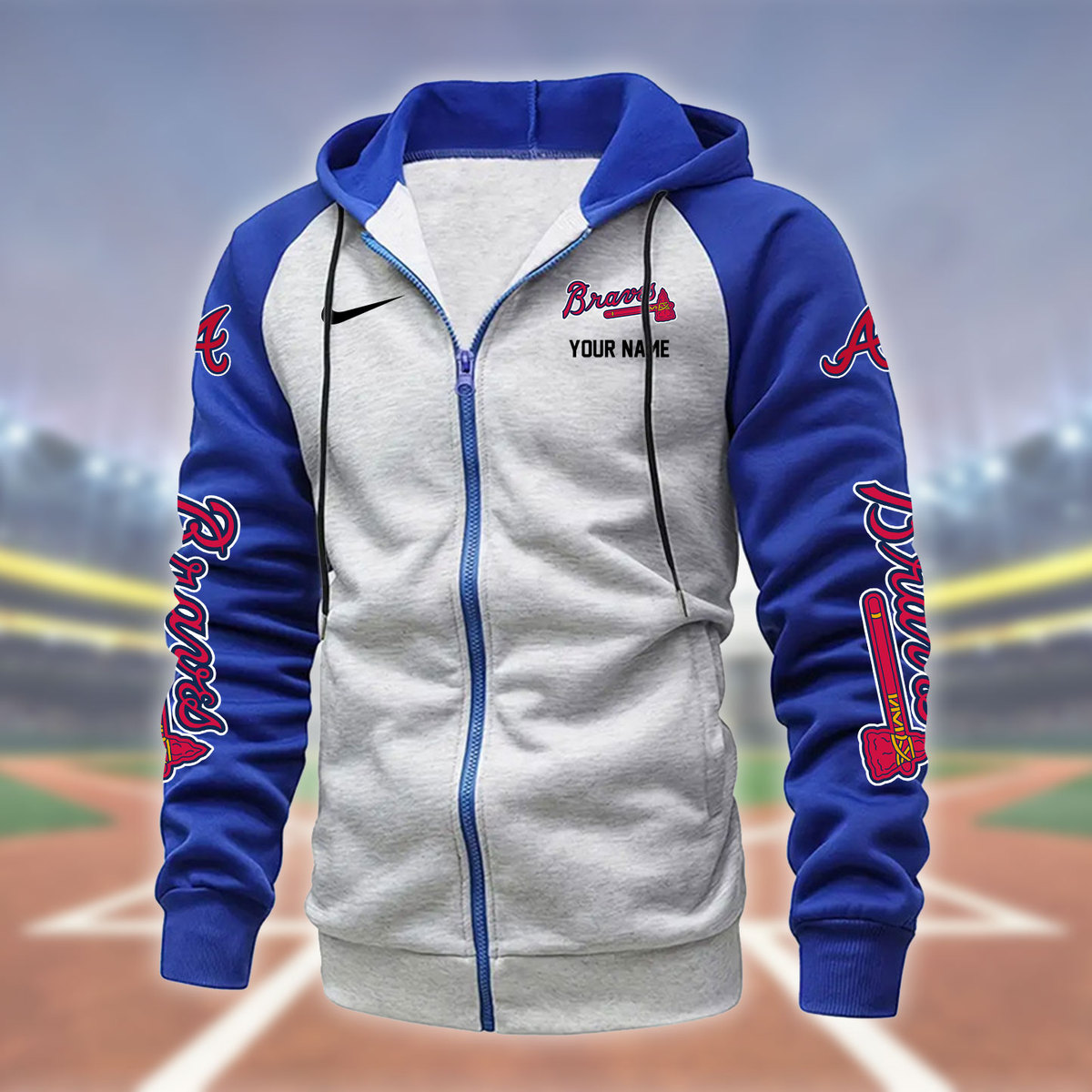 Atlanta BravesZipper Hoodie