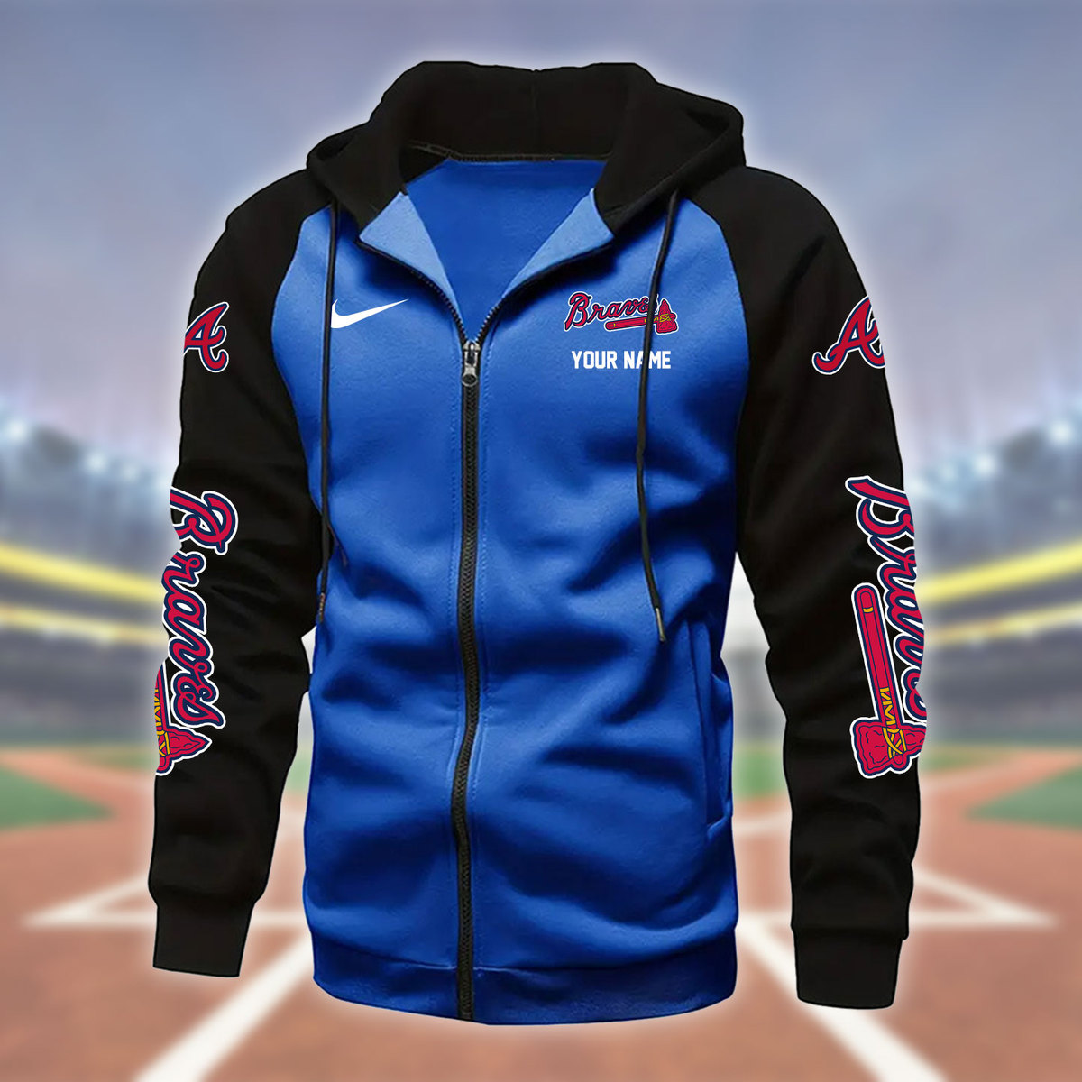 Atlanta BravesZipper Hoodie