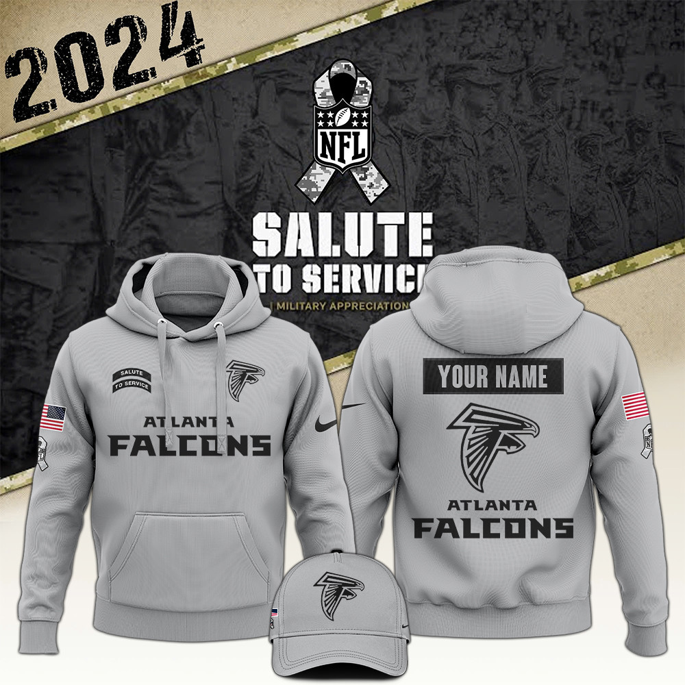 Atlanta Falcons Arctic Camo Salute to Service Club Hoodie Edition