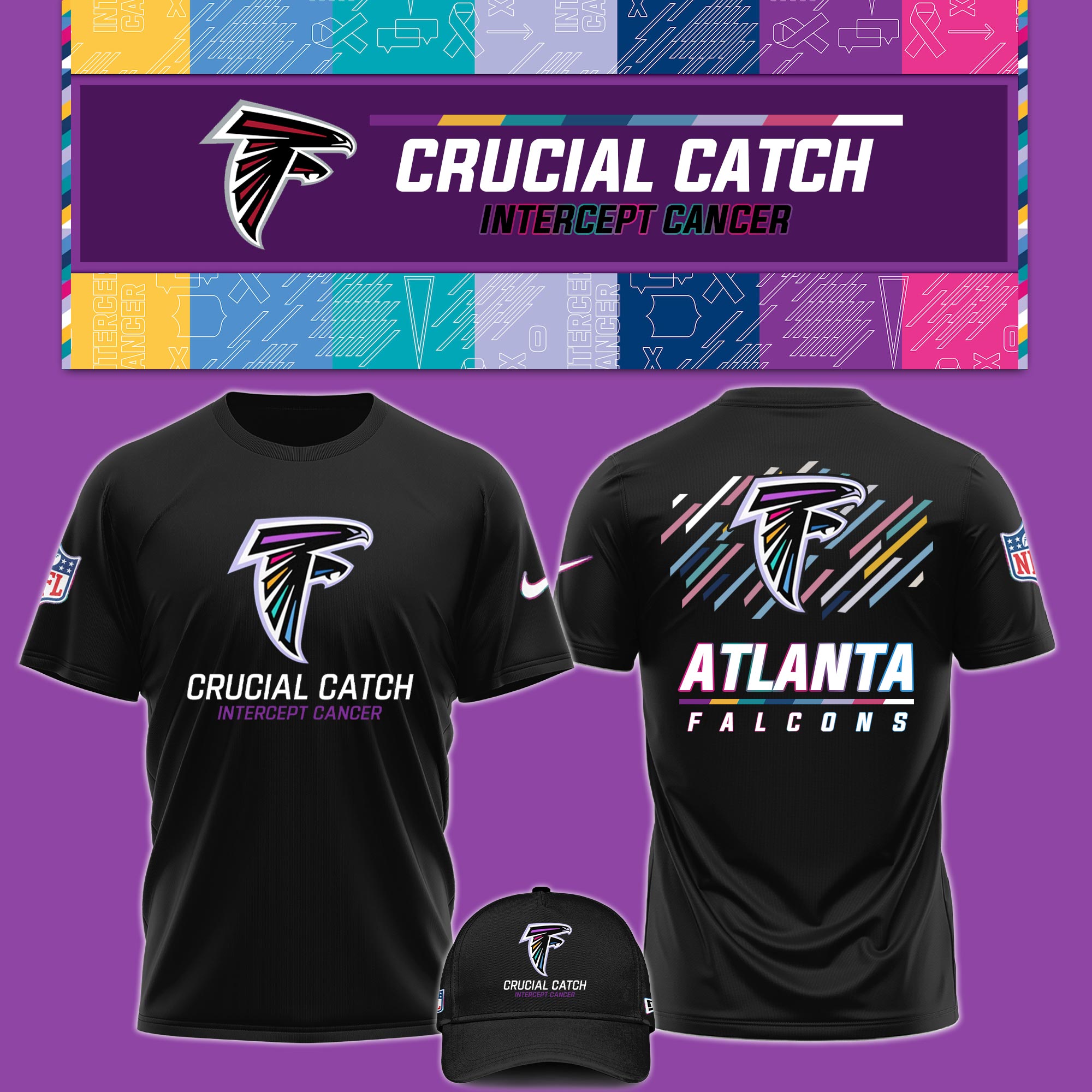 Atlanta Falcons Crucial Catch Hoodie