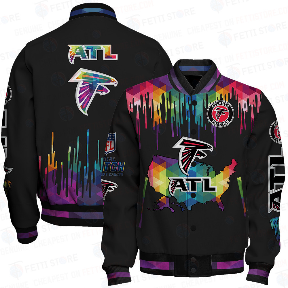 Atlanta Falcons - National Football League AOP Varsity Jacket V3