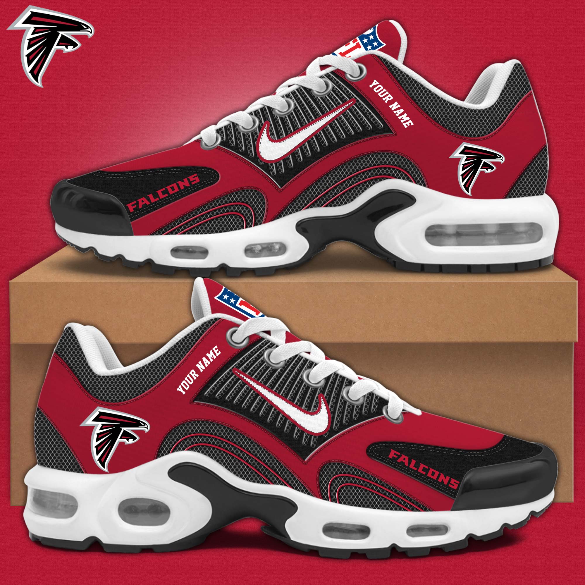 Atlanta Falcons Personalized Shoes