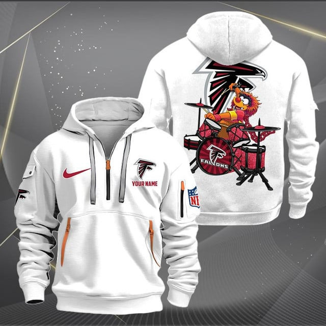 Atlanta Falcons Premium Personalized Quarter Zip Hoodie AZBTCQZH000002