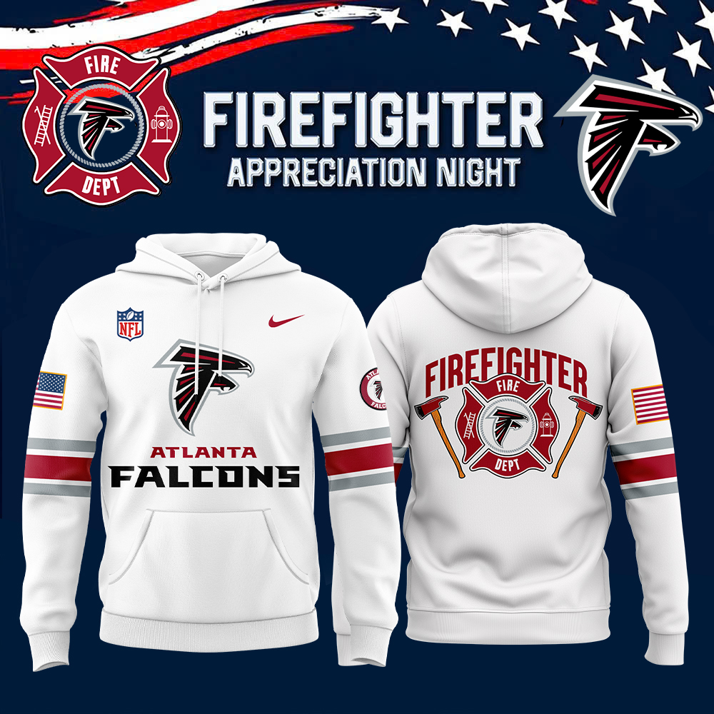 Atlanta Falcons x Firefighter Appreciation Night Premium Pullover Hoodie