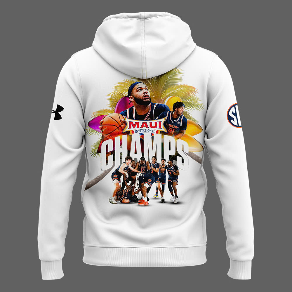 Auburn Basketball Maui Invitational CHAMPS Hoodie