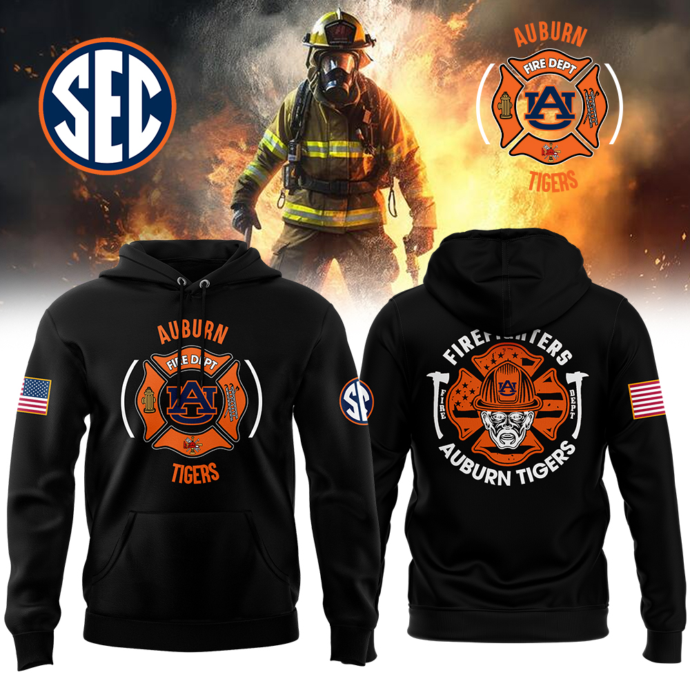 Auburn Football x Firefighter Appreciation Night Premium Pullover Hoodie