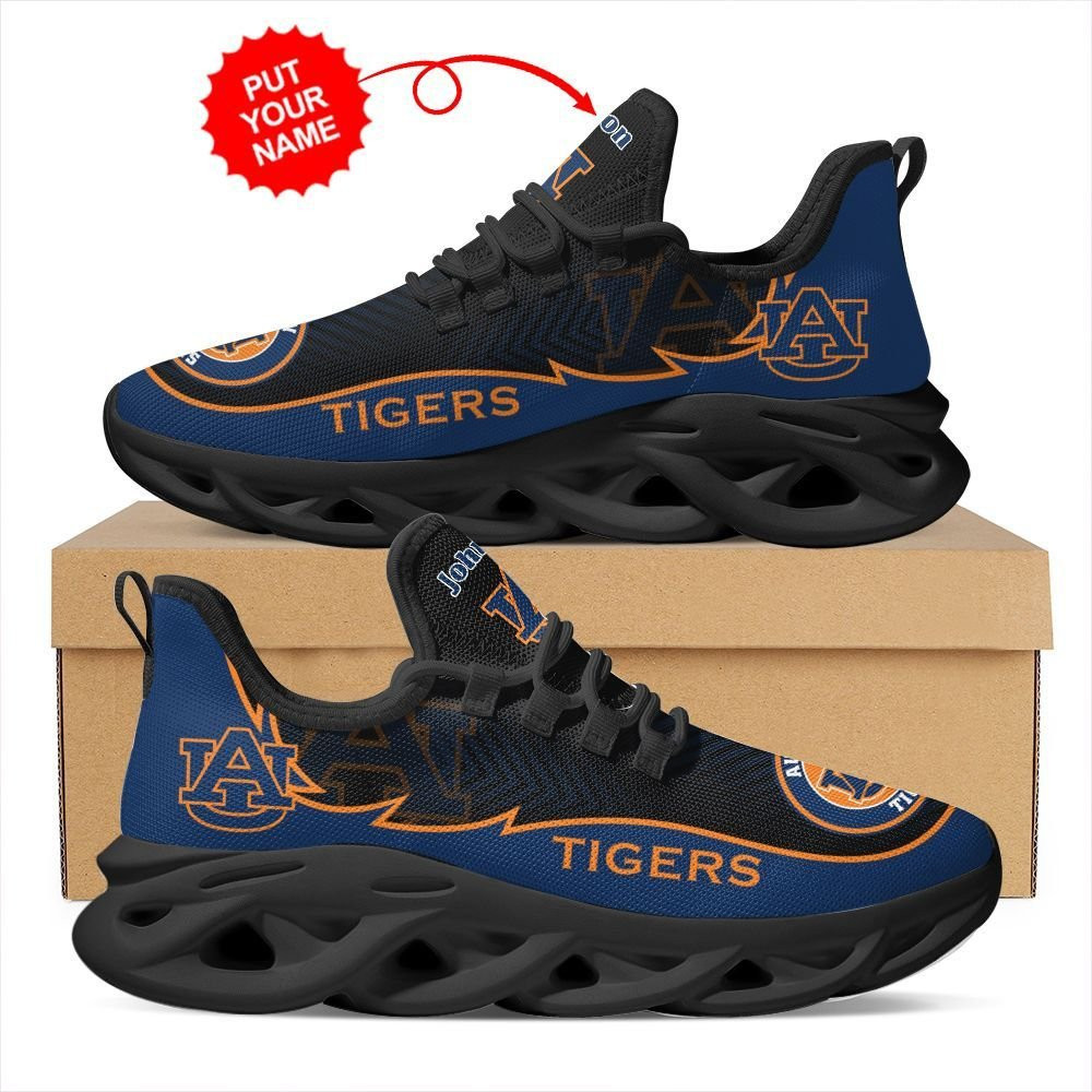 Auburn Tigers Custom Name Personalized Max Soul Sneakers Shoes