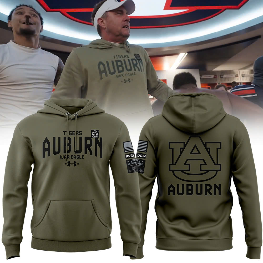 Auburn Tigers football Camo Salute to Service Hoodie