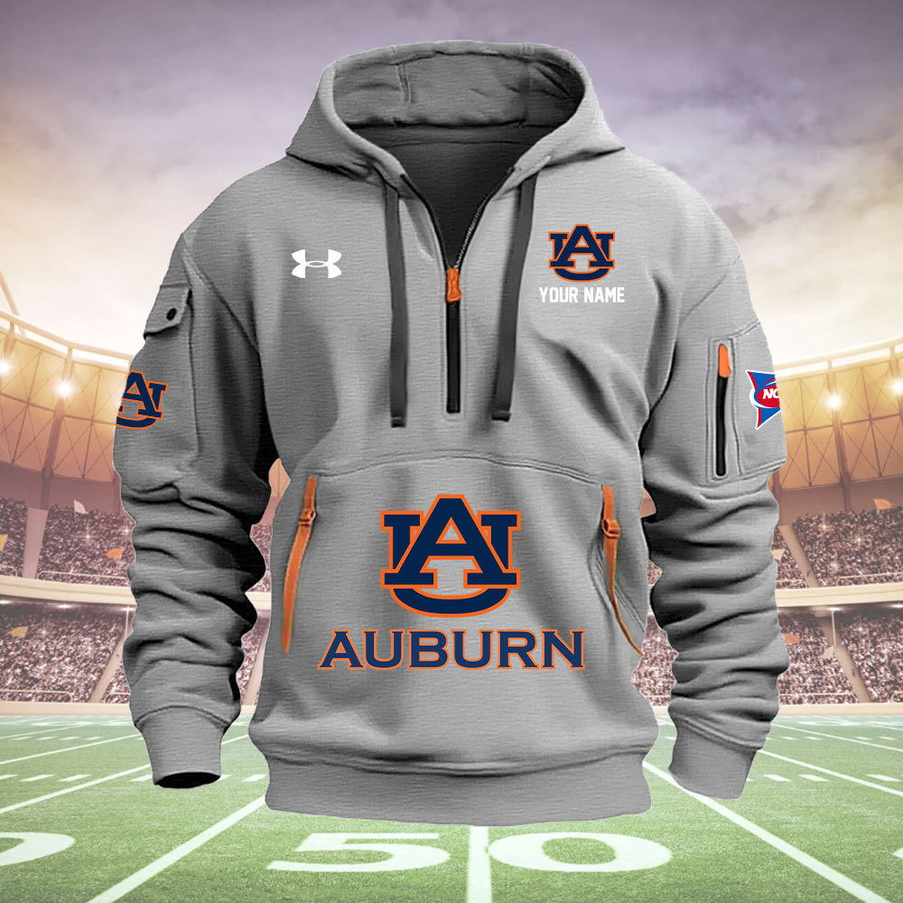 Auburn Tigers Quarter Zip Hoodie