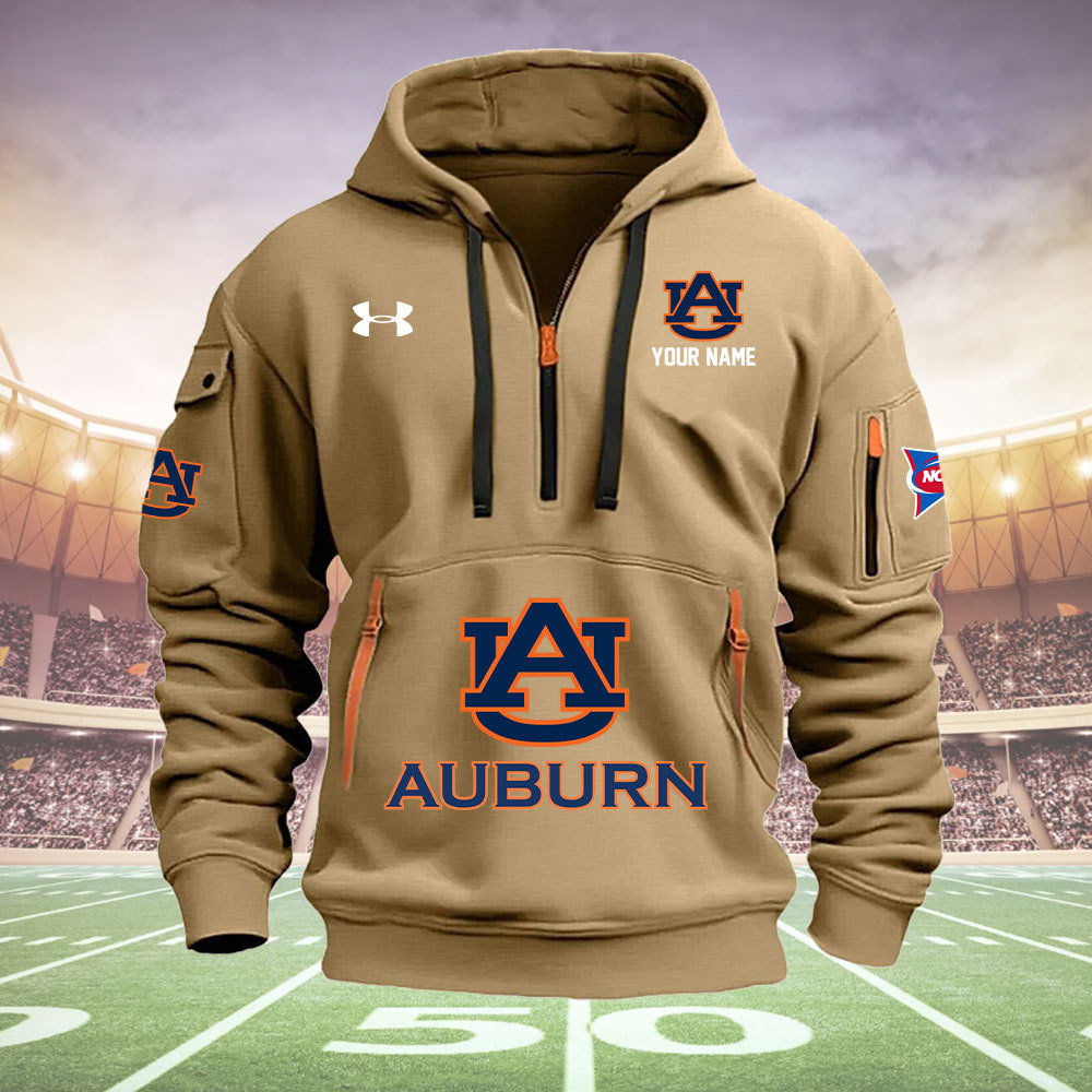Auburn Tigers Quarter Zip Hoodie