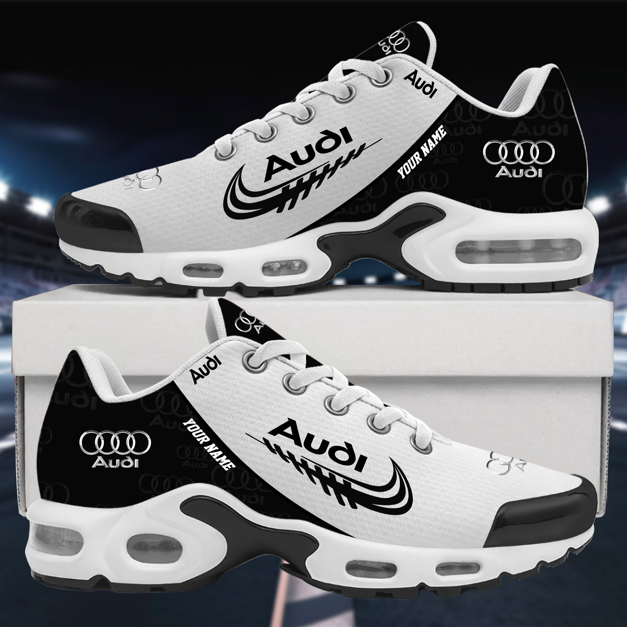Aud Custom Name Sport Shoes VS4