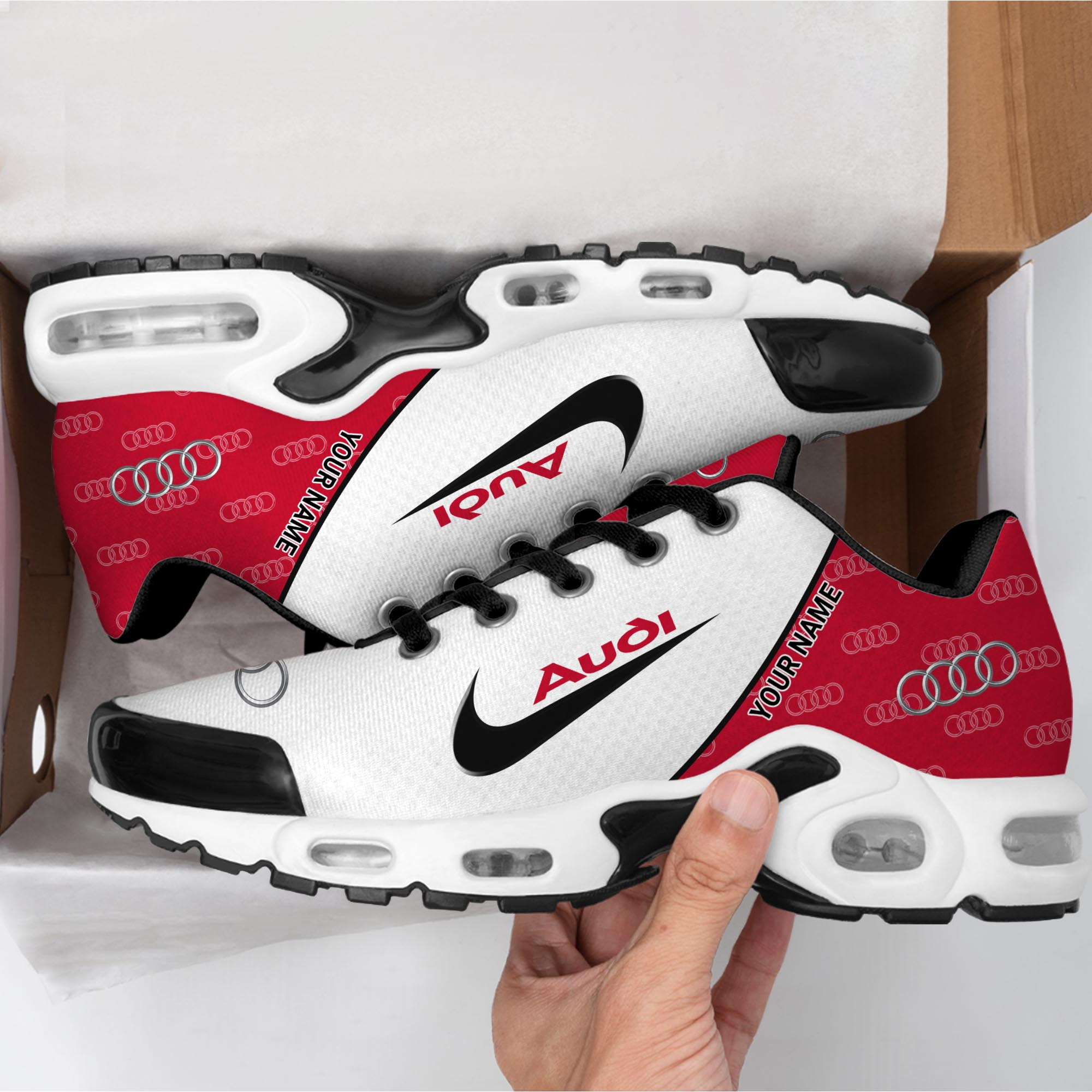 Audi Personalized Name Air Cushion Sports Shoes 0746