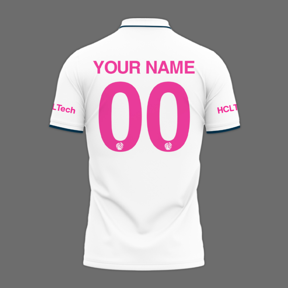 Australia National Cricket Pink Test Polo Custom Name & Number #2