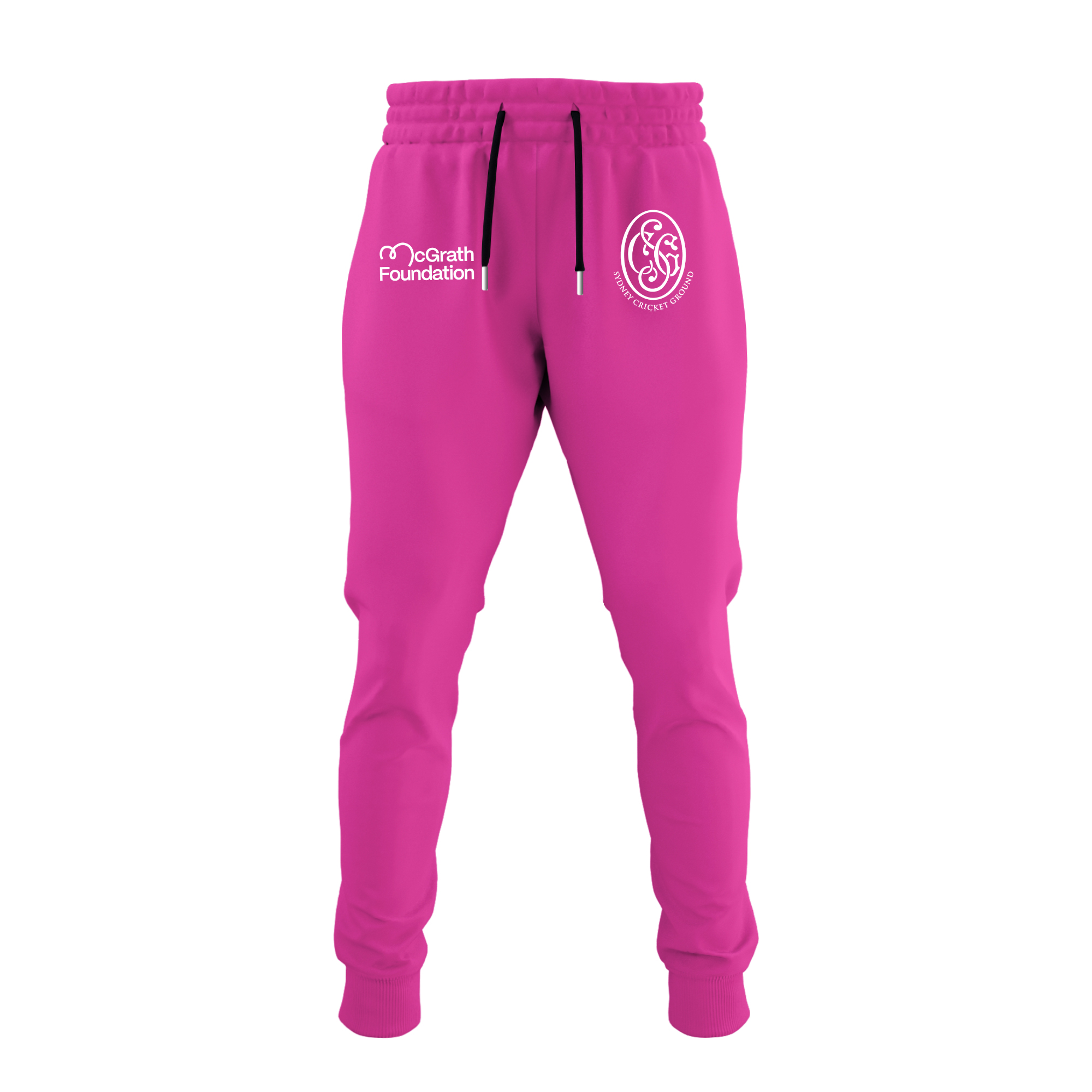 Australian Team in Pink Jersey with Glenn McGrath Hoodie Editions Limied V2