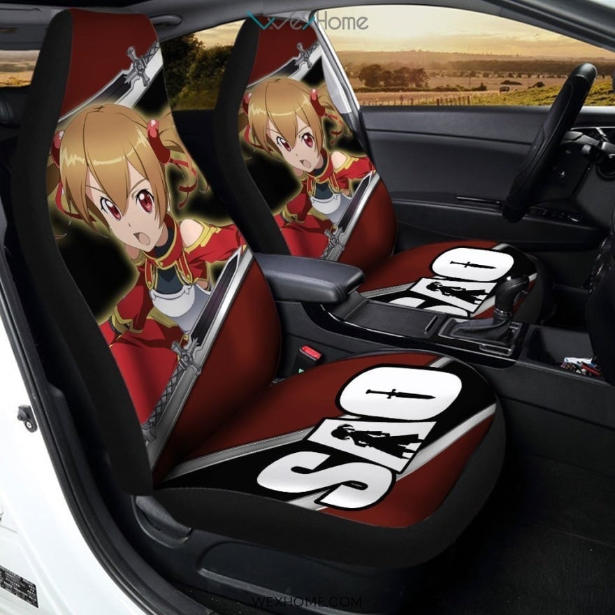 Ayano Keiko Silica Car Seat Covers Custom Sword Art Online