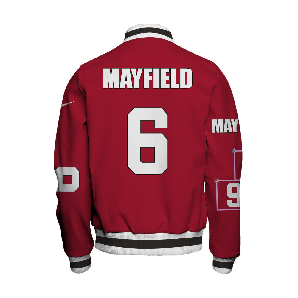 Baker Mayfield #6 Tampa Bay Buccaneers National Football League Unisex Varsity Jacket