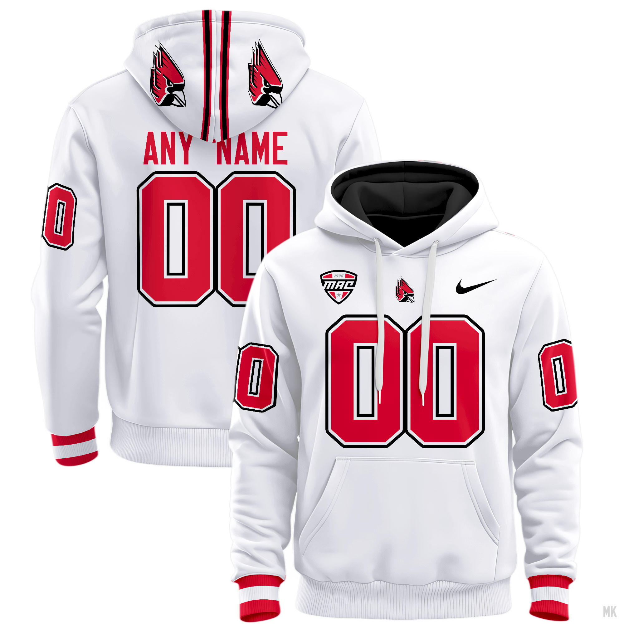 Ball State Cardinals Football Hoodie