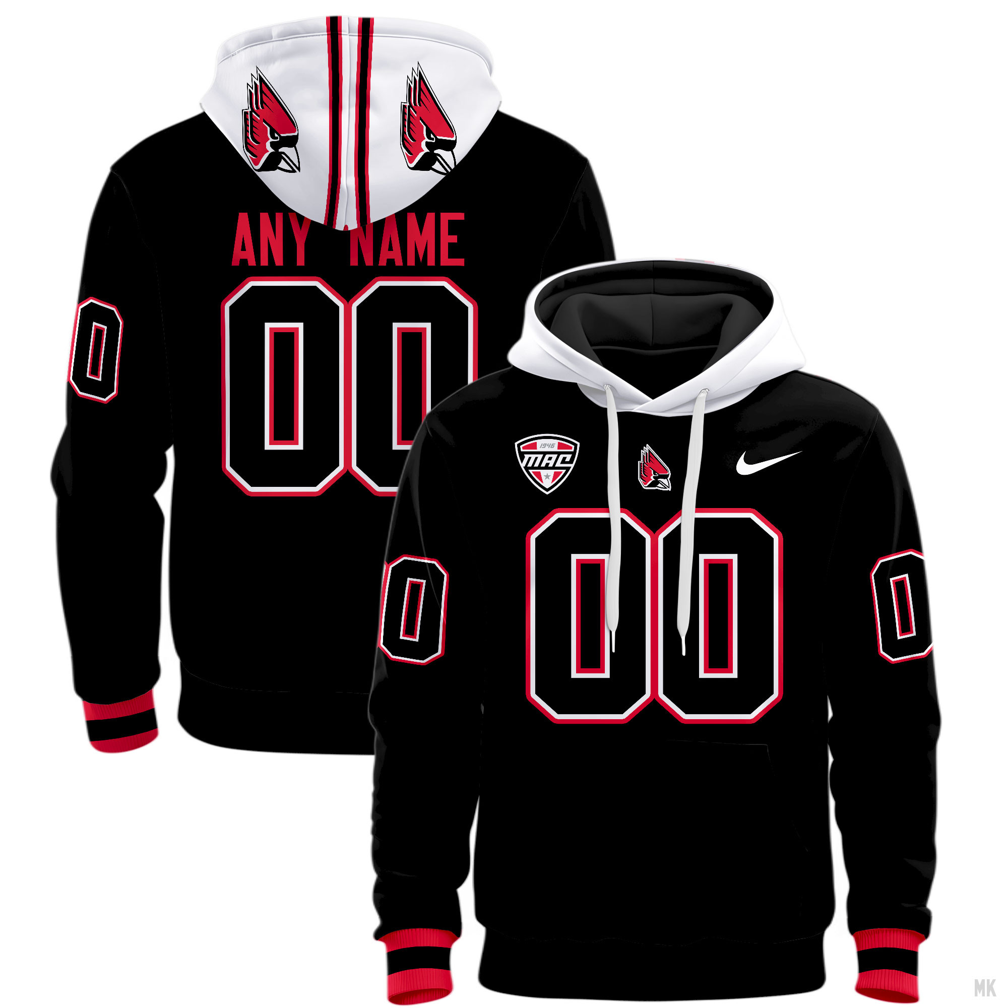 Ball State Cardinals Football Hoodie
