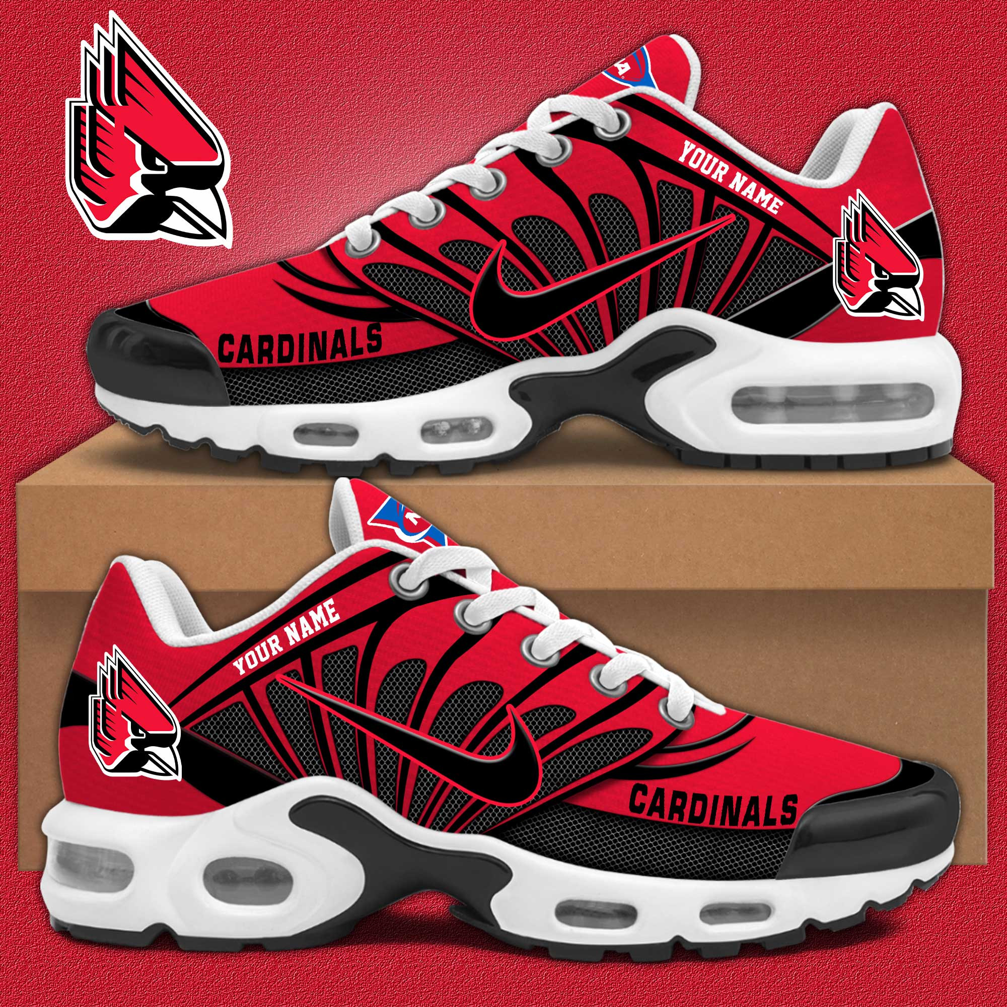 Ball State Cardinals Personalized Shoes S516508