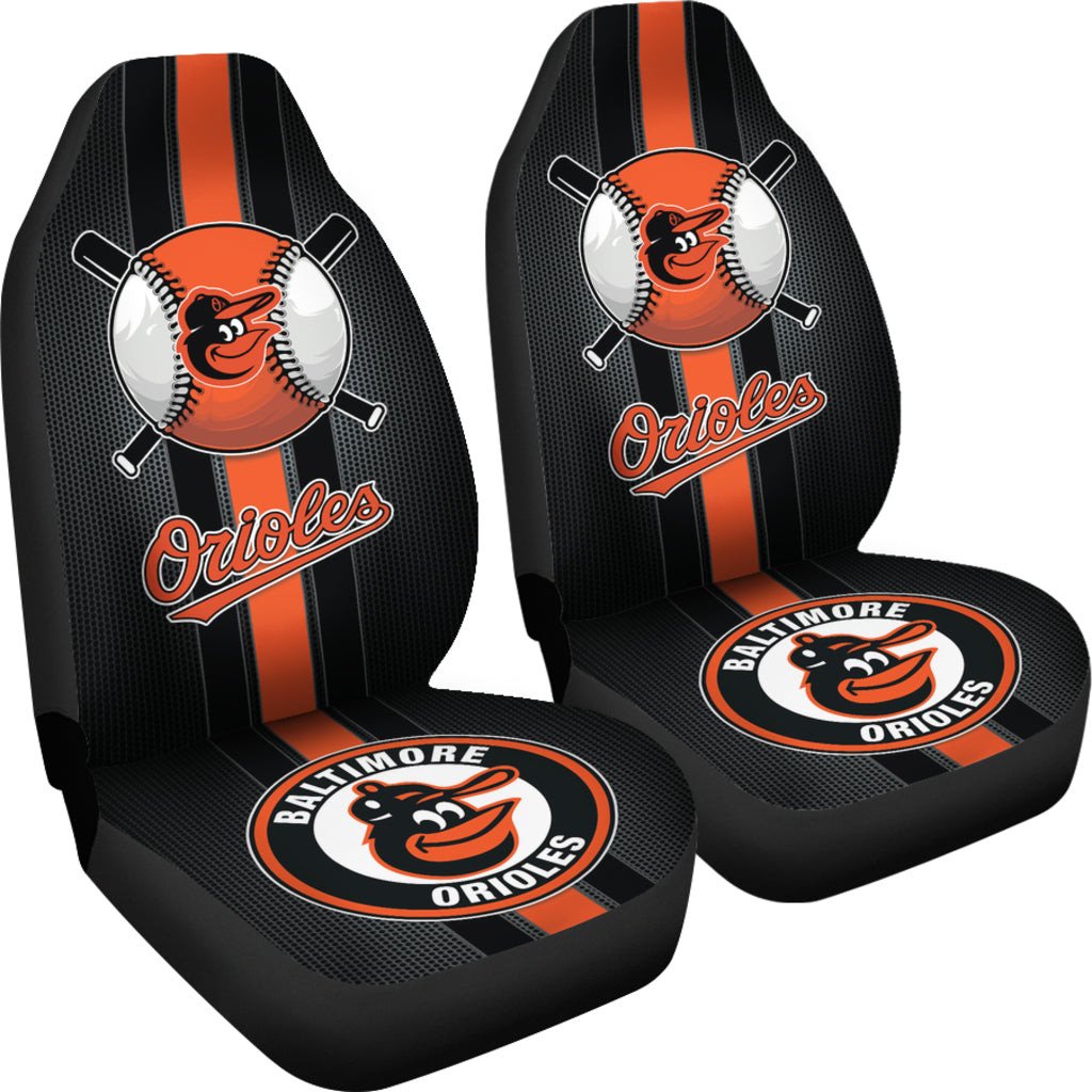 Baltimore Orioles Car Seat Covers MBL Baseball Ph220914-03