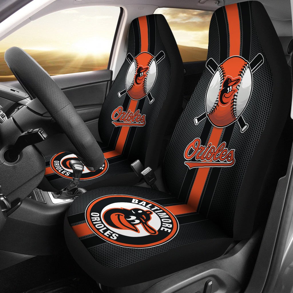 Baltimore Orioles Car Seat Covers MBL Baseball Ph220914-03
