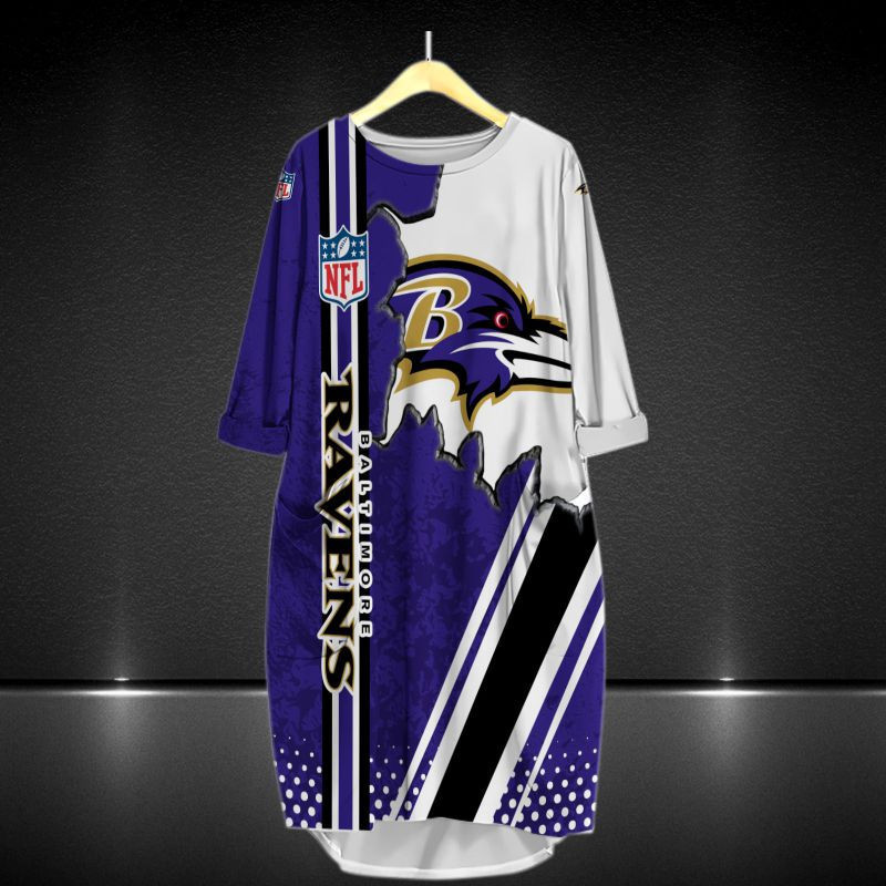 Baltimore Ravens All Over Print Caftan3680