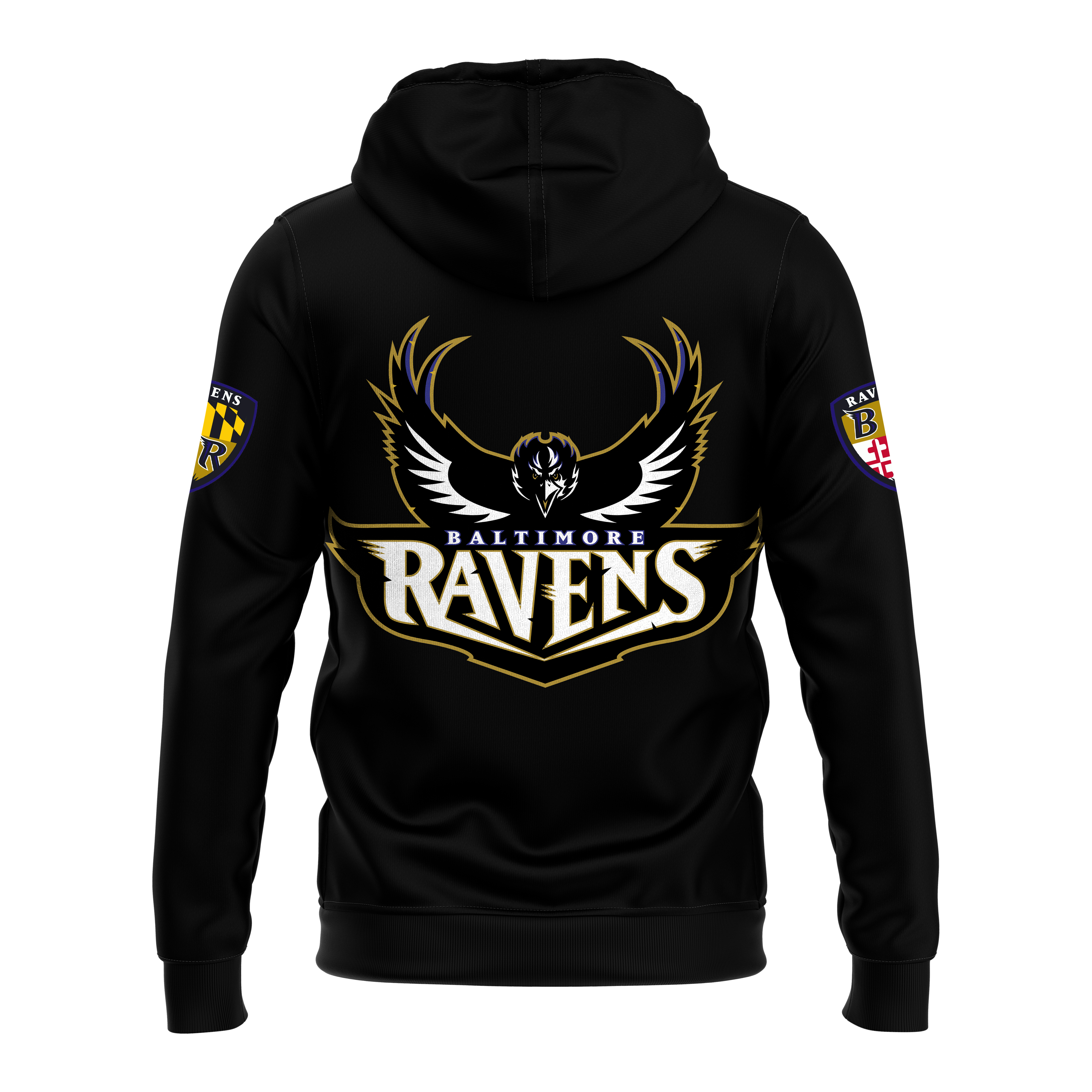 Baltimore Ravens Alternate Helmet Pullover Hoodie