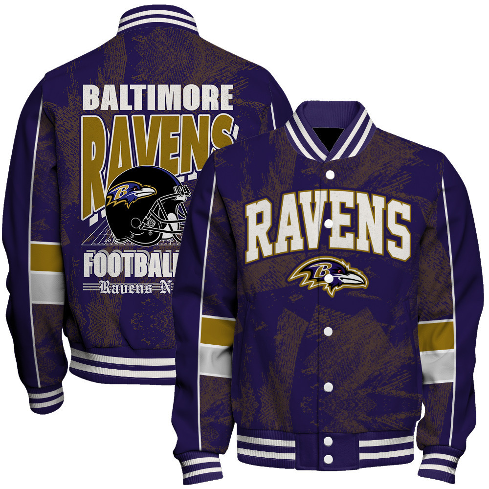 Baltimore Ravens - Cheering Symbols Unisex Varsity Jacket