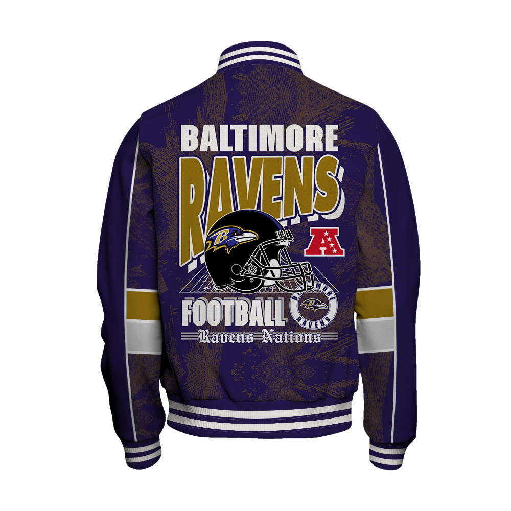 Baltimore Ravens - Cheering Symbols Unisex Varsity Jacket