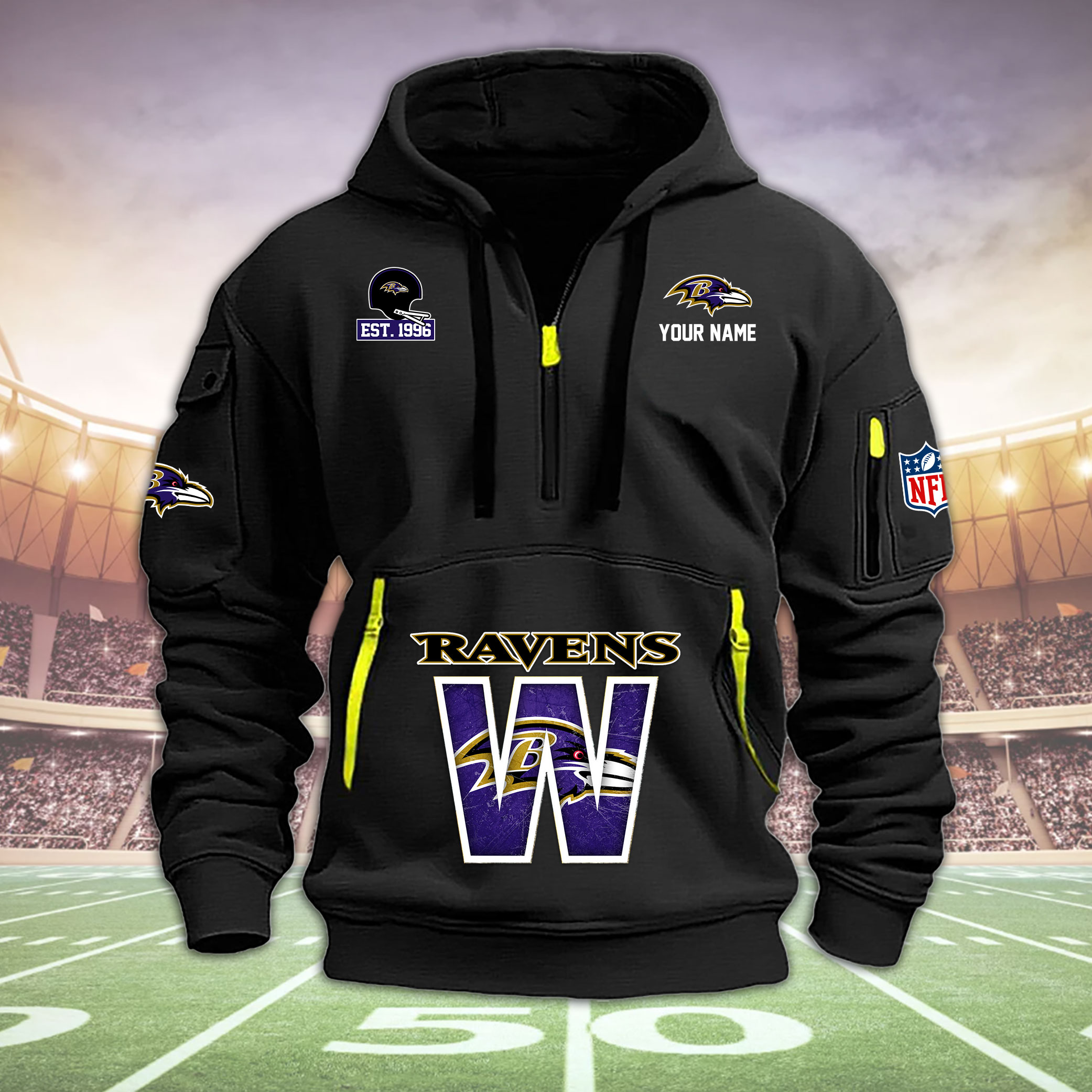 Baltimore Ravens Heavy Hoodie