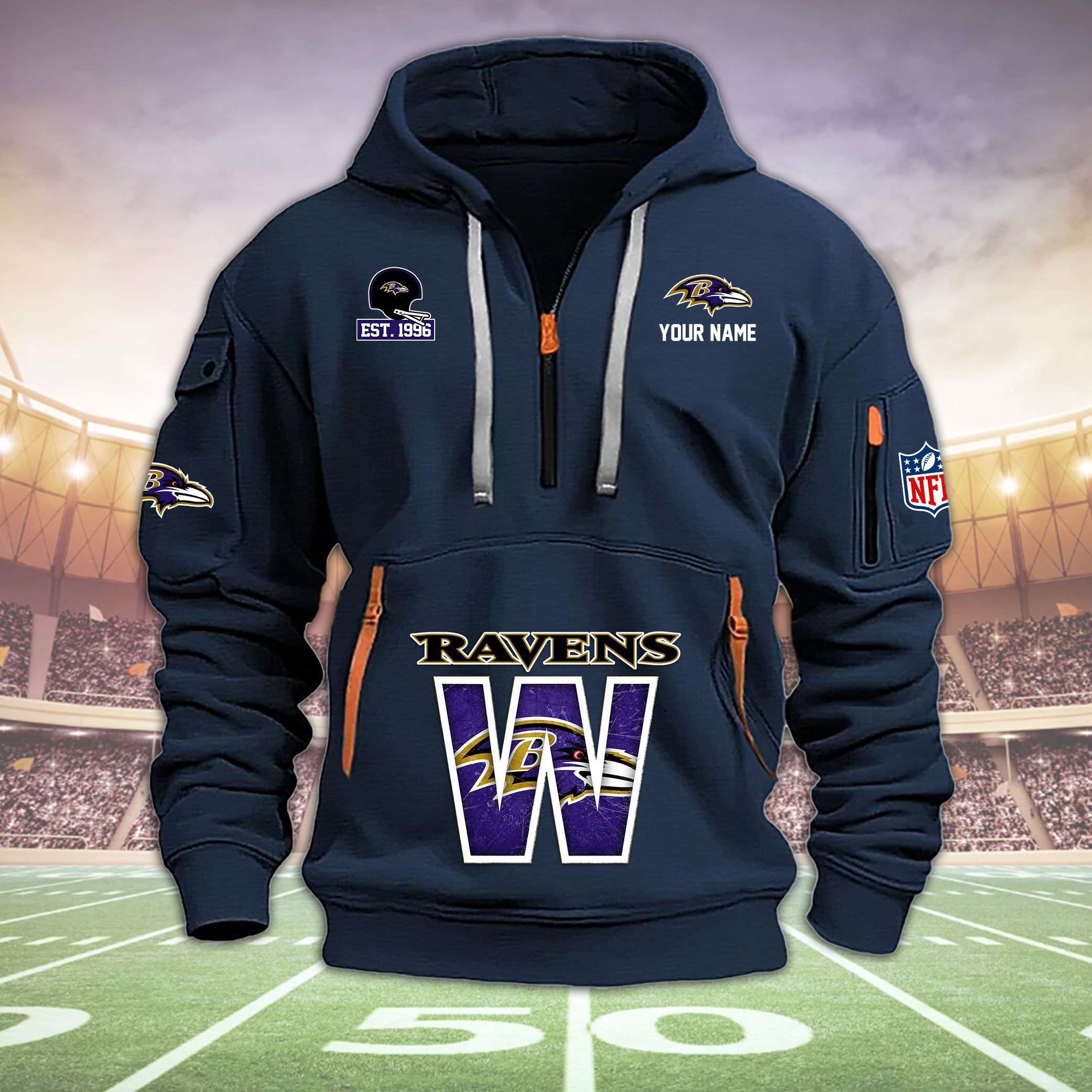Baltimore Ravens Heavy Hoodie