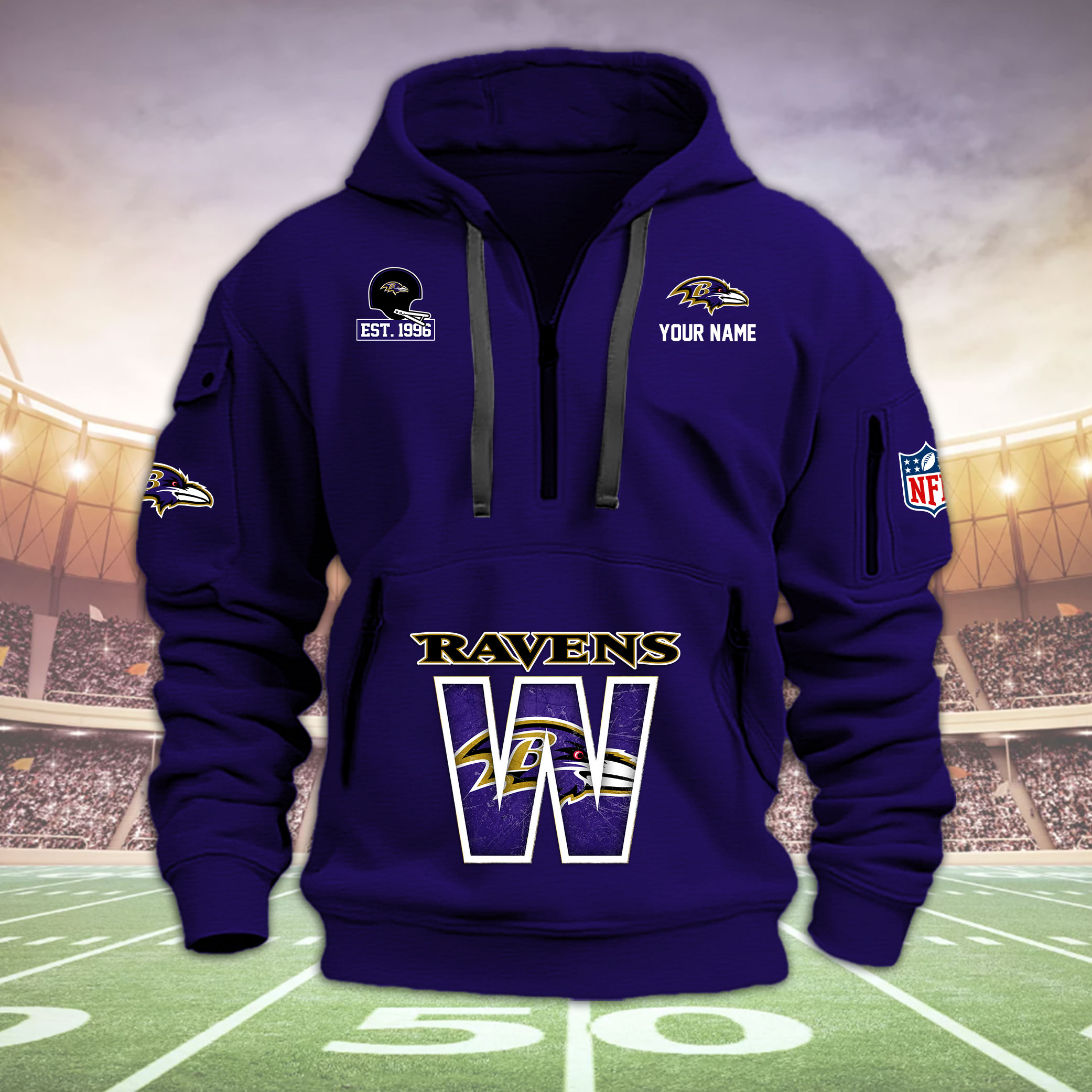 Baltimore Ravens Heavy Hoodie